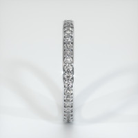 18K White Gold Diamond Eternity Wedding Band Image