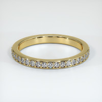 14K Yellow Gold Diamond Eternity Wedding Band Video