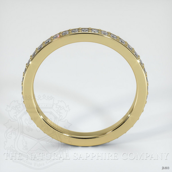 14K Yellow Gold Diamond Eternity Wedding Band