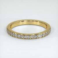 18K Yellow Gold Diamond Eternity Wedding Band Video