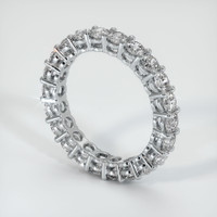 14K White Gold Diamond Eternity Wedding Band Image