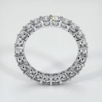 14K White Gold Diamond Eternity Wedding Band Image