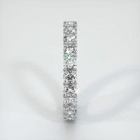 14K White Gold Diamond Eternity Wedding Band Image