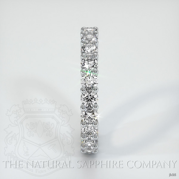 14K White Gold Diamond Eternity Wedding Band