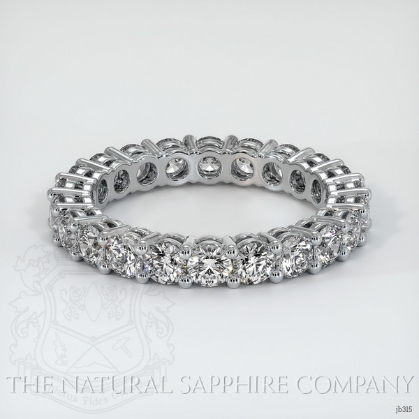 18K White Gold Diamond Eternity Wedding Band
