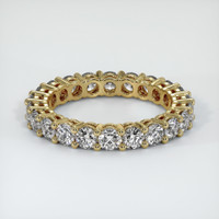 14K Yellow Gold Diamond Eternity Wedding Band Video
