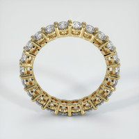 14K Yellow Gold Diamond Eternity Wedding Band Image