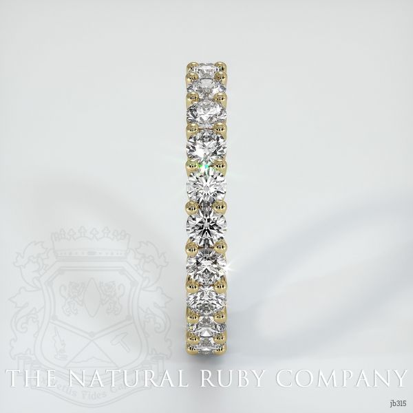 14K Yellow Gold Diamond Eternity Wedding Band