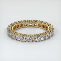 18K Yellow Gold Diamond Eternity Wedding Band Video