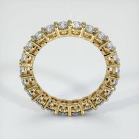 18K Yellow Gold Diamond Eternity Wedding Band Image