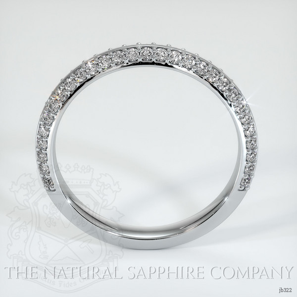 Platinum 950 Diamond Pave Wedding Band