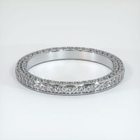 Platinum 950 Diamond Eternity Wedding Band Video