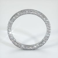 Platinum 950 Diamond Eternity Wedding Band Image