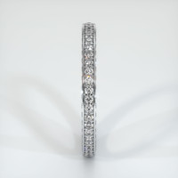 14K White Gold Diamond Eternity Wedding Band Image