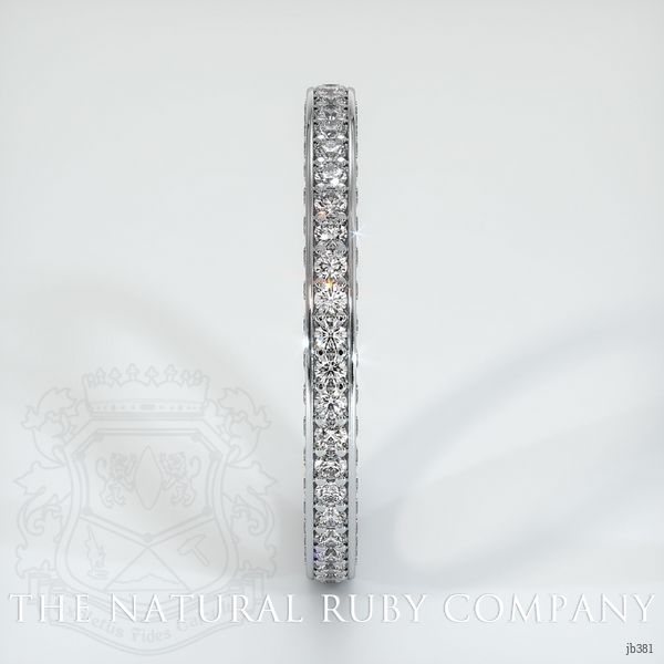 14K White Gold Diamond Eternity Wedding Band