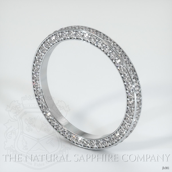 18K White Gold Diamond Eternity Wedding Band