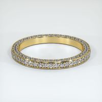 18K Yellow Gold Diamond Eternity Wedding Band Video