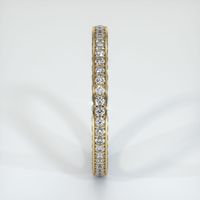 18K Yellow Gold Diamond Eternity Wedding Band Image