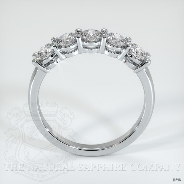 Platinum 950 Diamond Prong Wedding Band