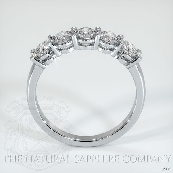 14K White Gold Diamond Prong Wedding Band