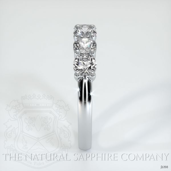 14K White Gold Diamond Prong Wedding Band