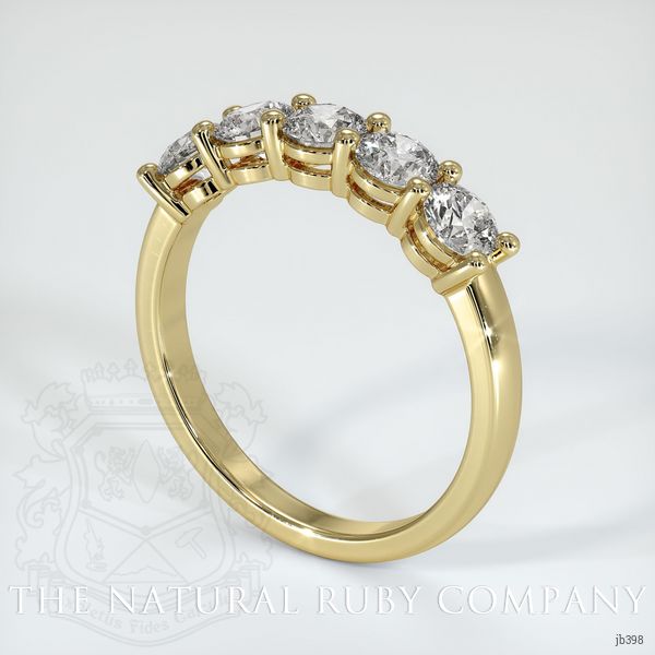 14K Yellow Gold Diamond Prong Wedding Band