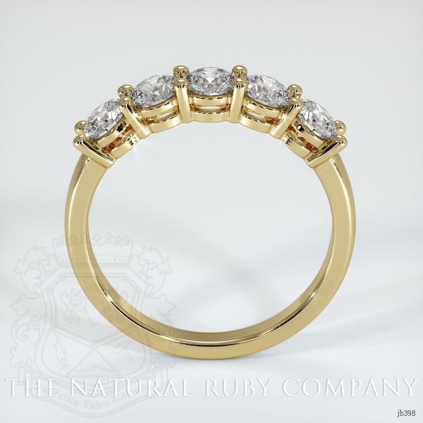 14K Yellow Gold Diamond Prong Wedding Band