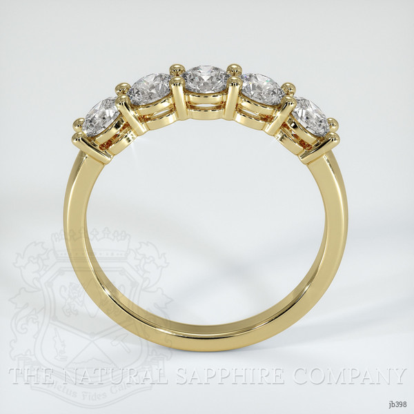 14K Yellow Gold Diamond Prong Wedding Band