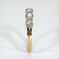 14K Yellow Gold Diamond Prong Wedding Band Image