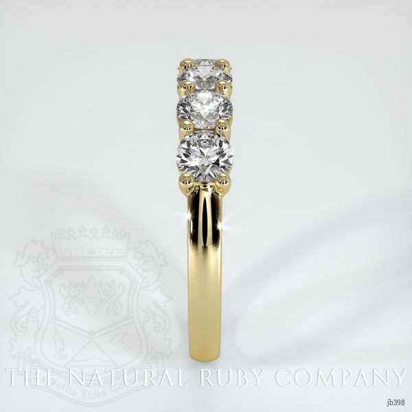 14K Yellow Gold Diamond Prong Wedding Band