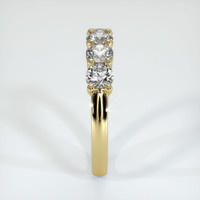 18K Yellow Gold Diamond Prong Wedding Band Image