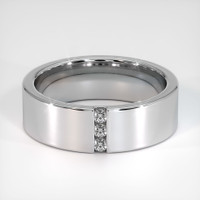 Platinum 950 Diamond Men's Wedding Band Video