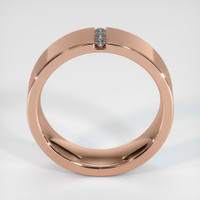 14K Rose Gold Men's Wedding Band Image