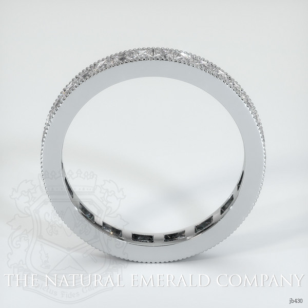 Platinum 950 Diamond Antique Style Wedding Band