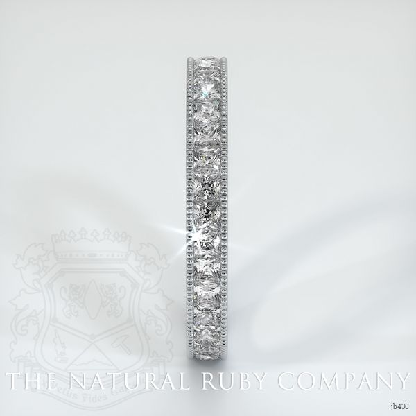Platinum 950 Diamond Antique Style Wedding Band