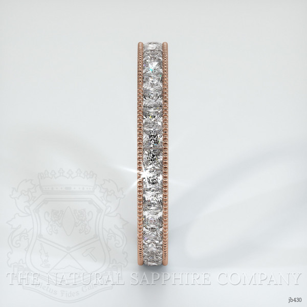 14K Rose Gold Diamond Antique Style Wedding Band
