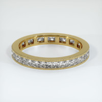 14K Yellow Gold Diamond Antique Style Wedding Band Video