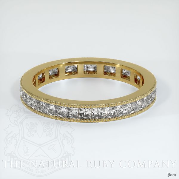 14K Yellow Gold Diamond Antique Style Wedding Band
