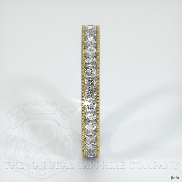 14K Yellow Gold Diamond Antique Style Wedding Band