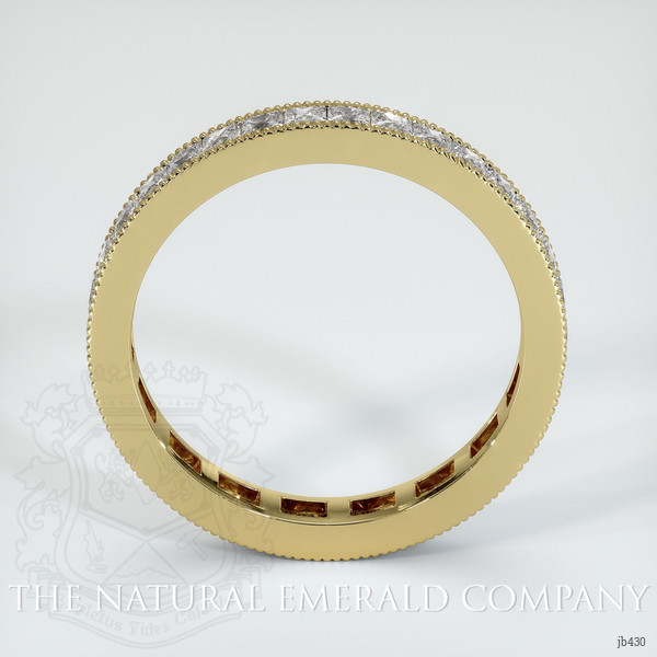 18K Yellow Gold Diamond Antique Style Wedding Band