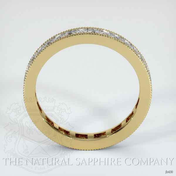 18K Yellow Gold Diamond Antique Style Wedding Band