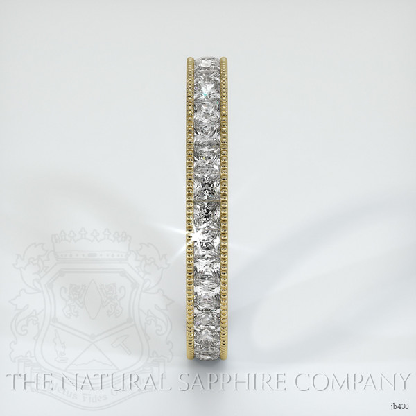 18K Yellow Gold Diamond Antique Style Wedding Band