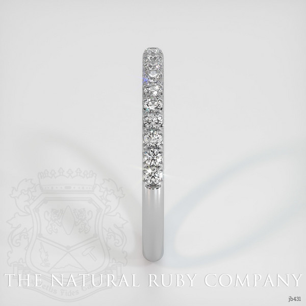 Platinum 950 Diamond Pave Wedding Band