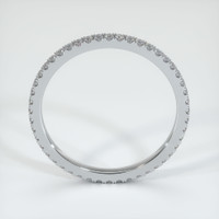 14K White Gold Diamond Eternity Wedding Band Image