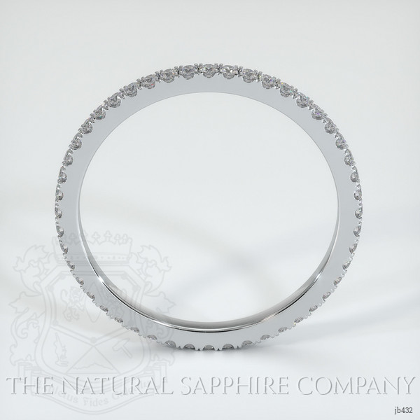 18K White Gold Diamond Eternity Wedding Band