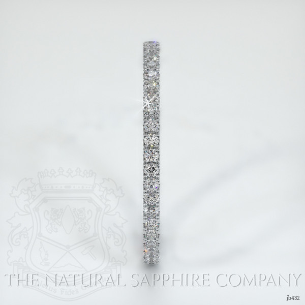 18K White Gold Diamond Eternity Wedding Band