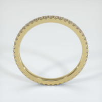 14K Yellow Gold Diamond Eternity Wedding Band Image