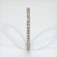 14K Yellow Gold Diamond Eternity Wedding Band Image