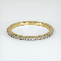 18K Yellow Gold Diamond Eternity Wedding Band Video