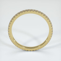 18K Yellow Gold Diamond Eternity Wedding Band Image